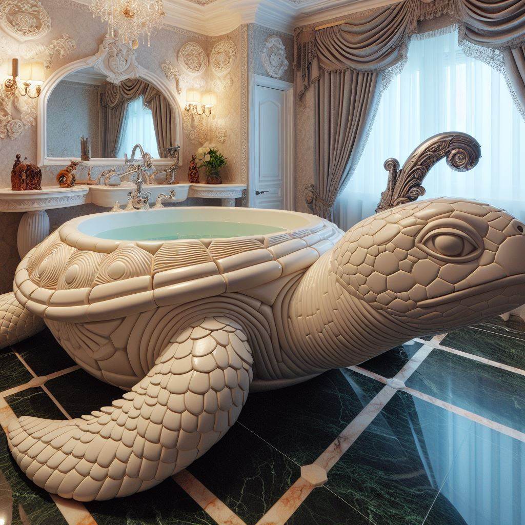 Top Design Trends: Incorporating the Turtle-Shaped Bathtub into Your Bathroom Decor