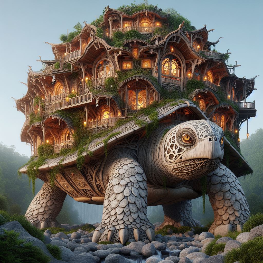 Creating Harmony with Nature: The Concept of Turtle Shaped Houses