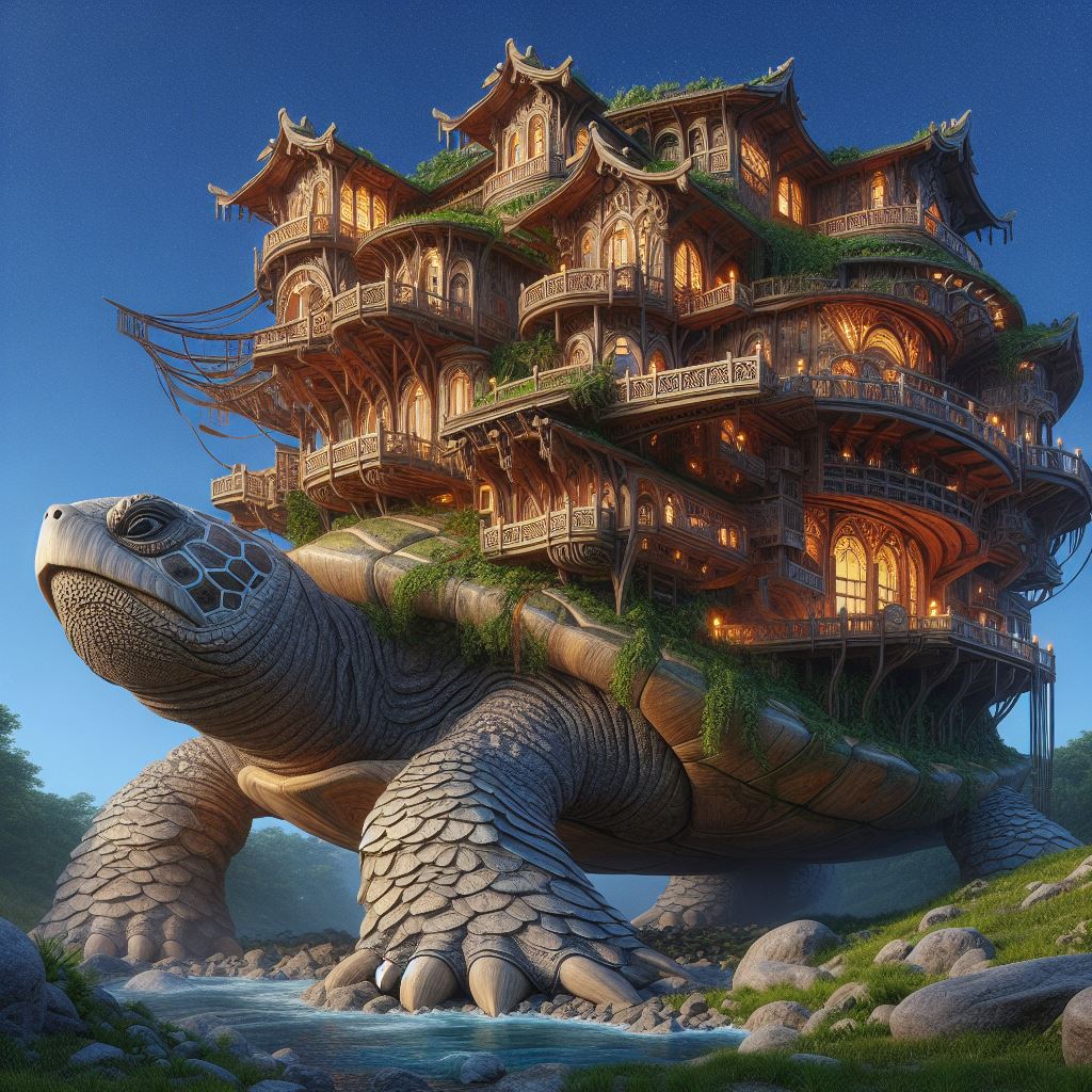 Inspiration from Nature: Building a Turtle Shaped Home