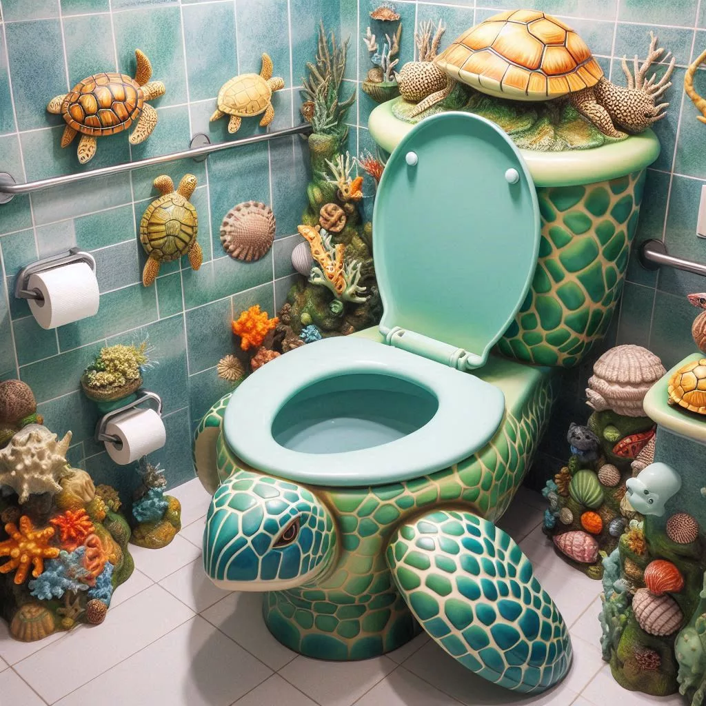 Eco-Friendly and Stylish: The Sustainability of Turtle Shaped Toilets