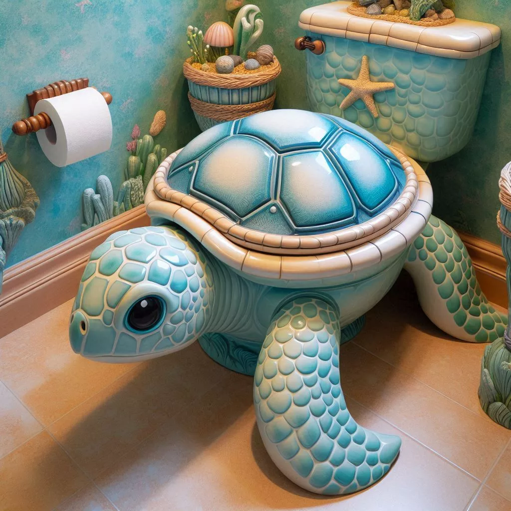 From Fantasy to Reality: How Turtle Shaped Toilets Are Making a Splash in Interior Design