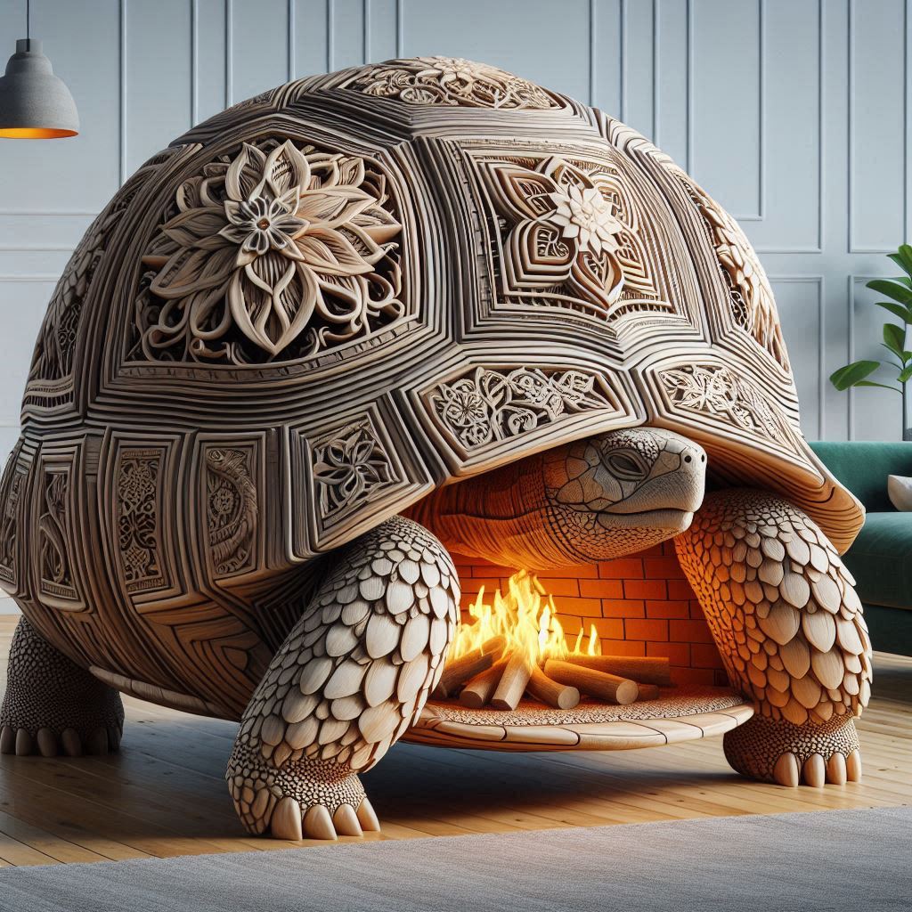 7. Sustainable Living with Turtle Fireplaces