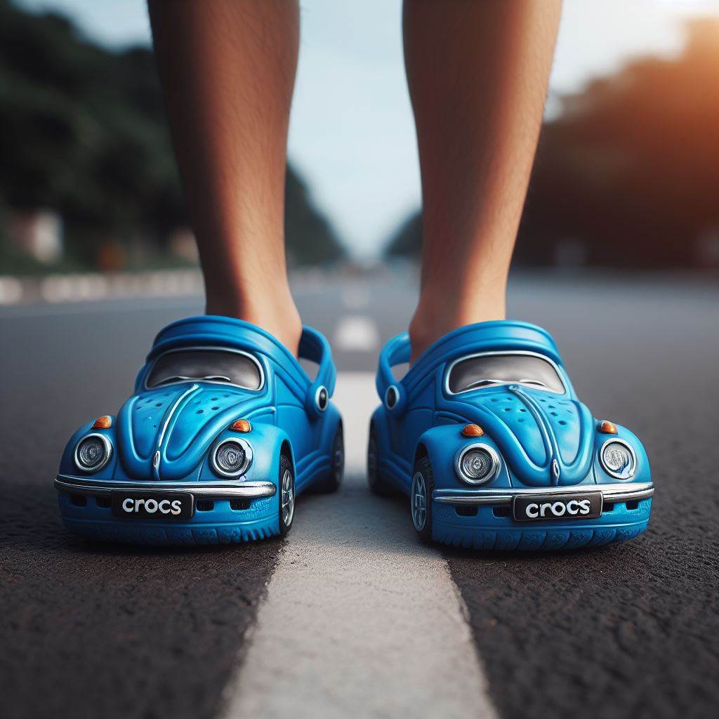 The Perfect Fusion of Automotive and Footwear: The Volkswagen Crocs Slipper