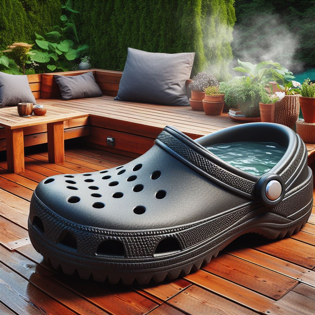 From Footwear to Fountains: The Evolution of Crocs into Hot Tub Design