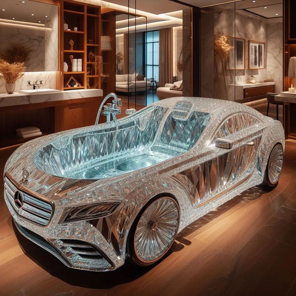 Unveiling the Elegance: Mercedes Crystal Bathtubs in Modern Design