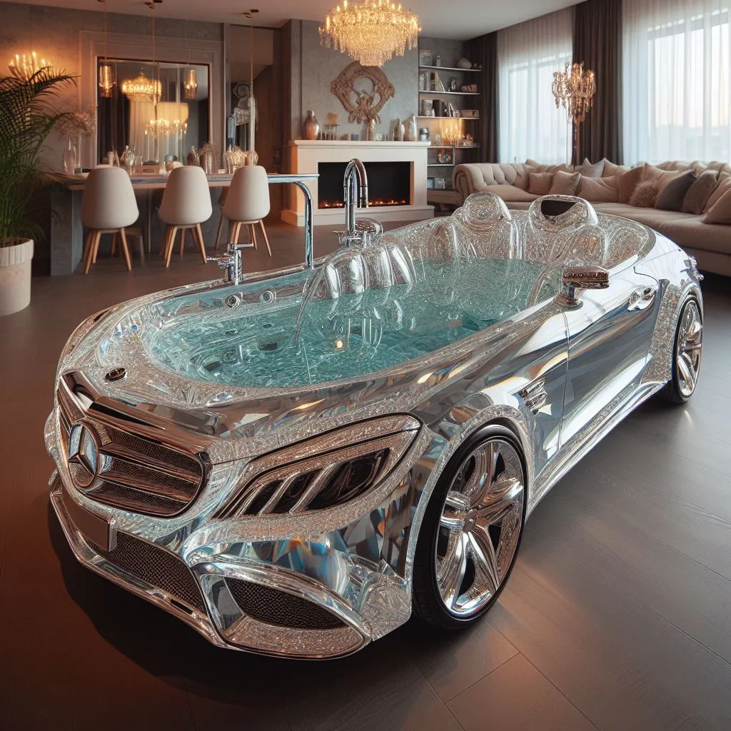 A Closer Look at the Exquisite Craftsmanship of Mercedes Crystal Bathtubs