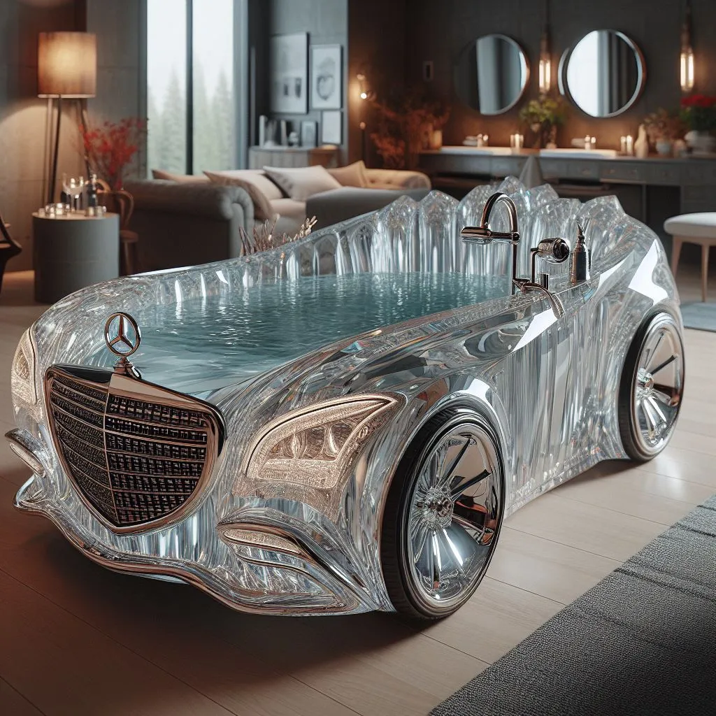 Mercedes Crystal Bathtubs: Combining Luxury and Functionality in One Stunning Piece