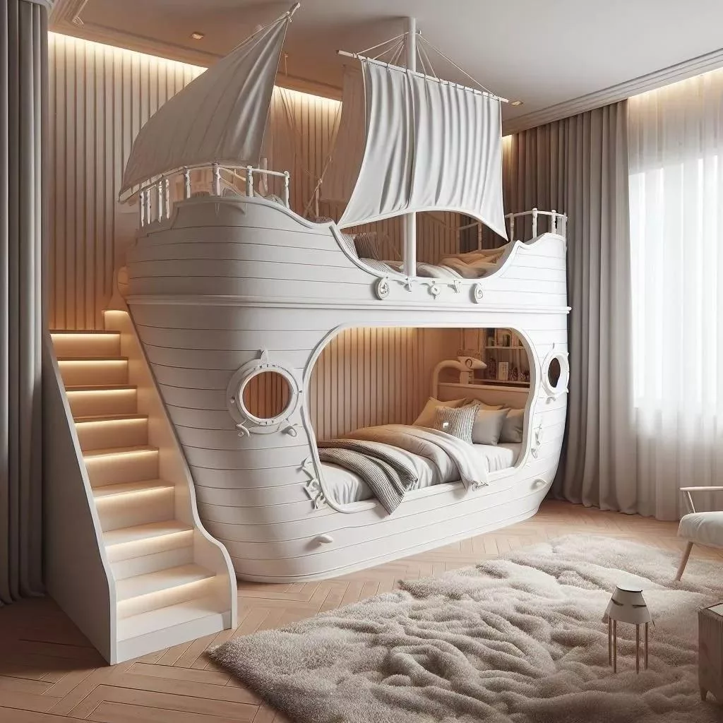 Choosing the Right Materials for a Sturdy and Stylish Pirate Ship-Shaped Bunk Bed