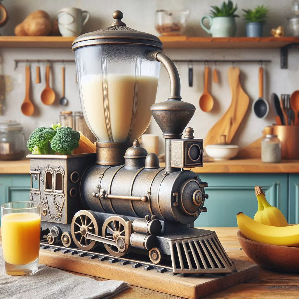 The Allure of Antique Train-Shaped Blenders