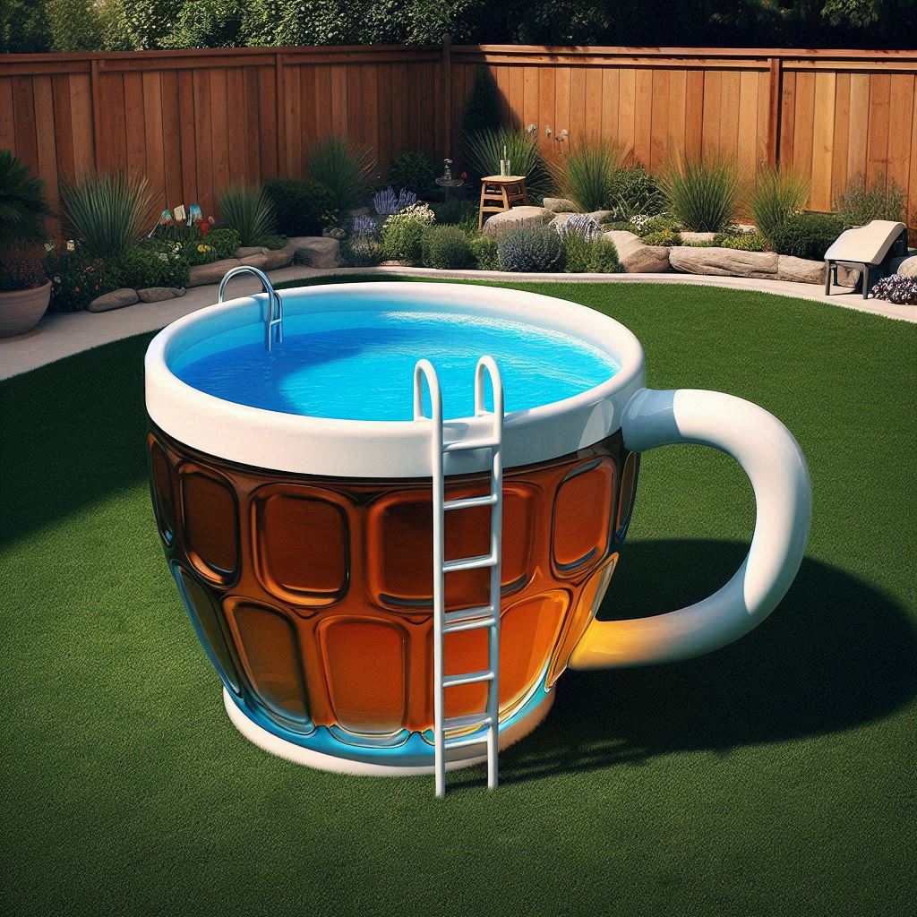 The Appeal of a Beer Mug Shaped Swimming Pool