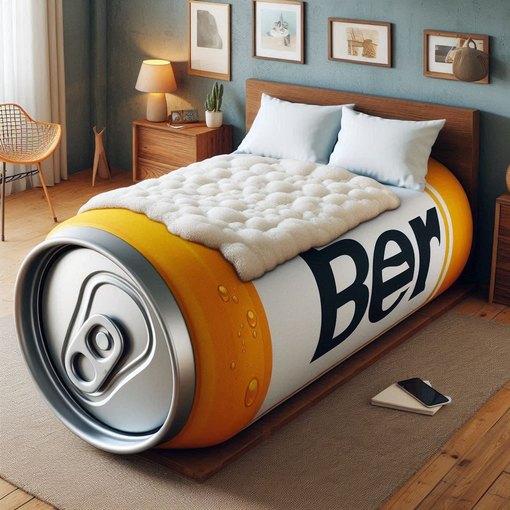 Turning Heads: The Fascination with Beer Shaped Bed Concepts