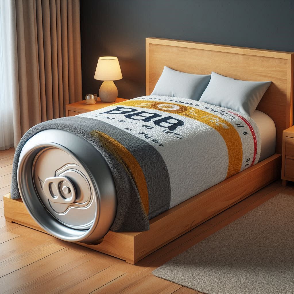 Beer Lover's Dream: Decorating with Beer Shaped Beds