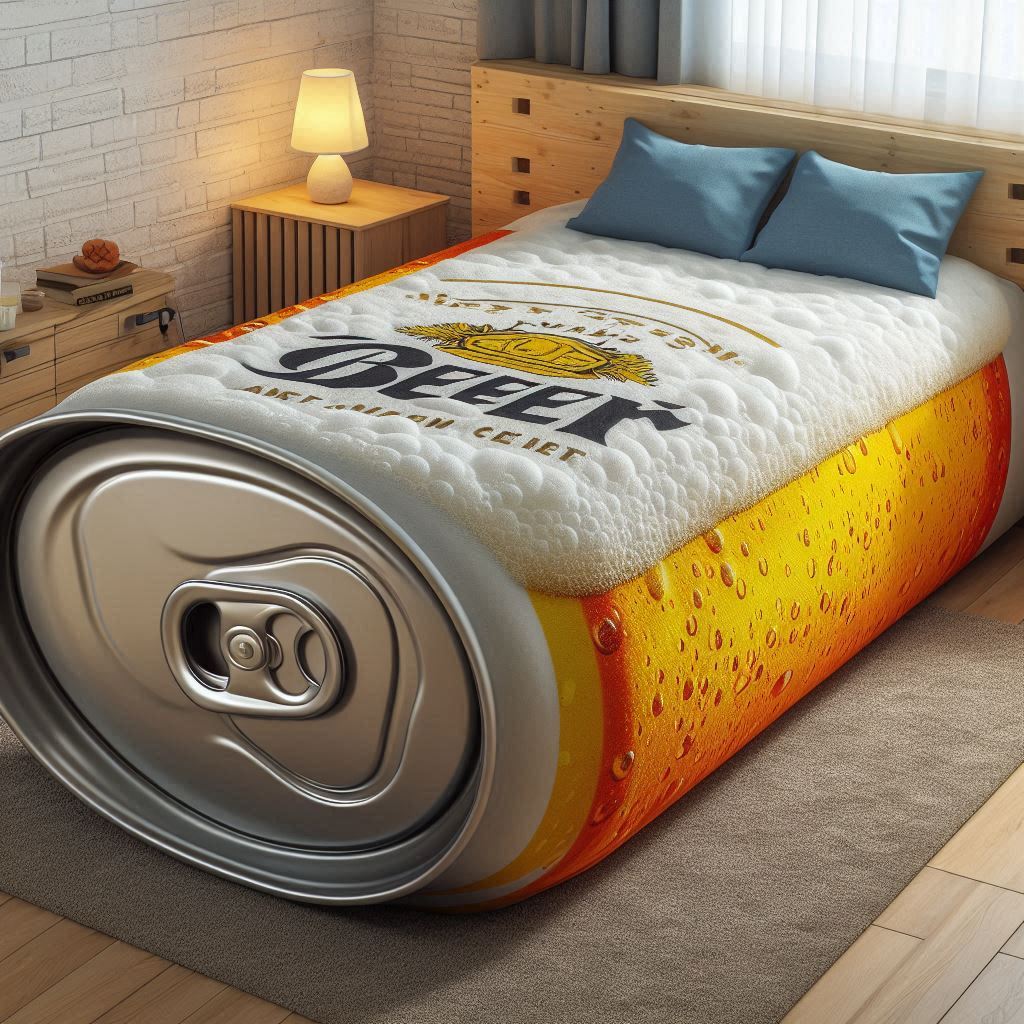 A Look into Beer Culture Through Beer Shaped Beds