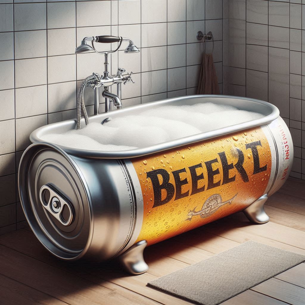 How to Incorporate a Beer Shaped Bathtub into Your Bathroom Decor