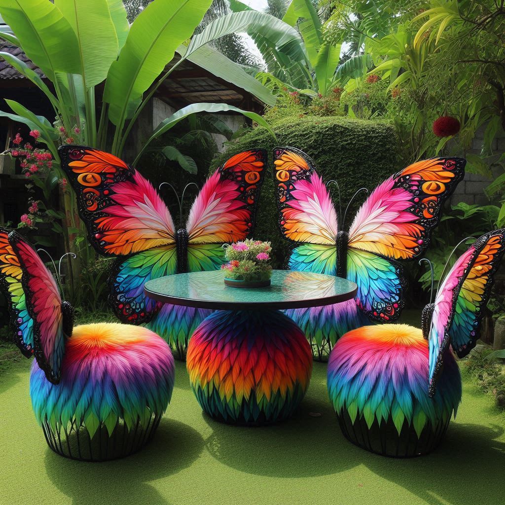 The Allure of Butterfly Patio Sets