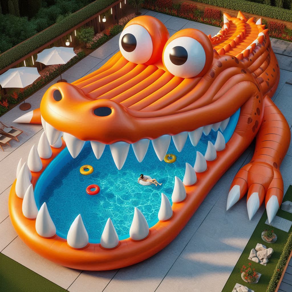 What is a Crocodile Shaped Pool?