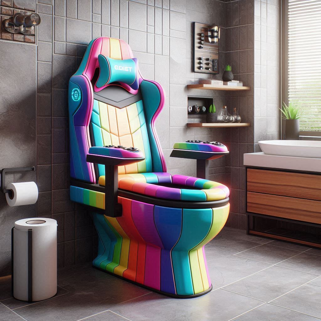 Exploring the Innovative Concept of Gaming Chair-Shaped Toilets