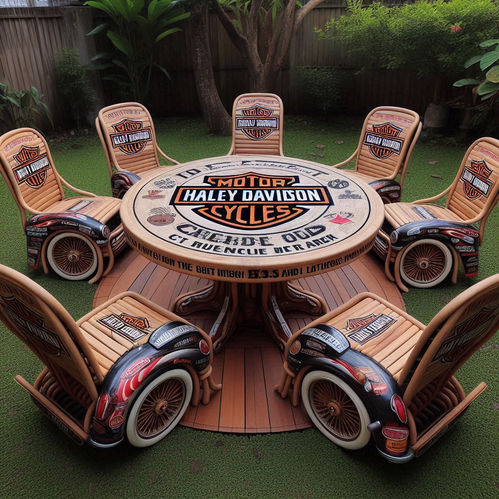 Harley Davidson Patio Set: Elevate Your Outdoor Living Space