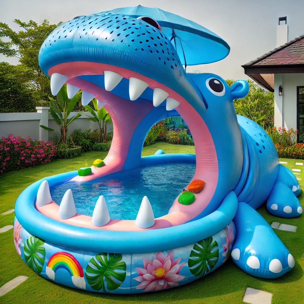 Inflatable Hippo Pools: Fun and Relaxation