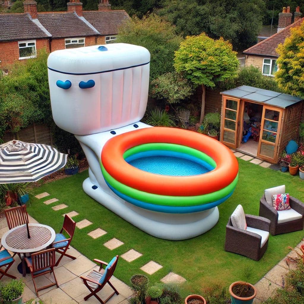 What is a Toilet Shaped Pool?