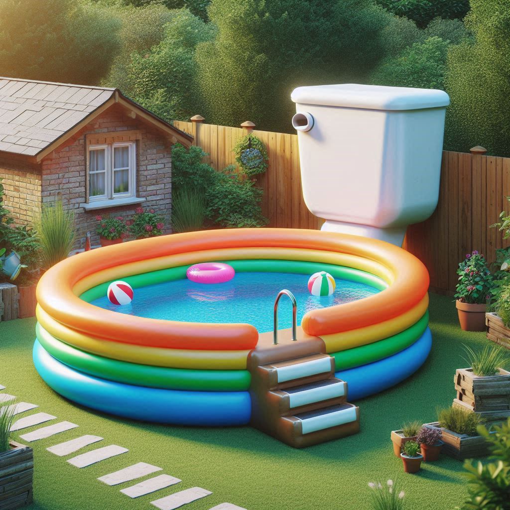 The Practicality of Toilet Shaped Pools