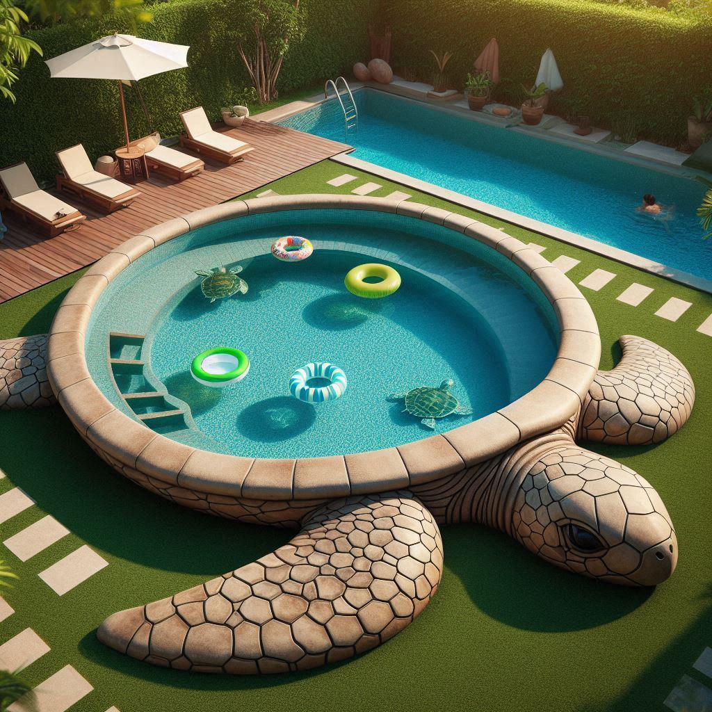 Enhancing Your Outdoor Space with a Custom Turtle Shaped Pool