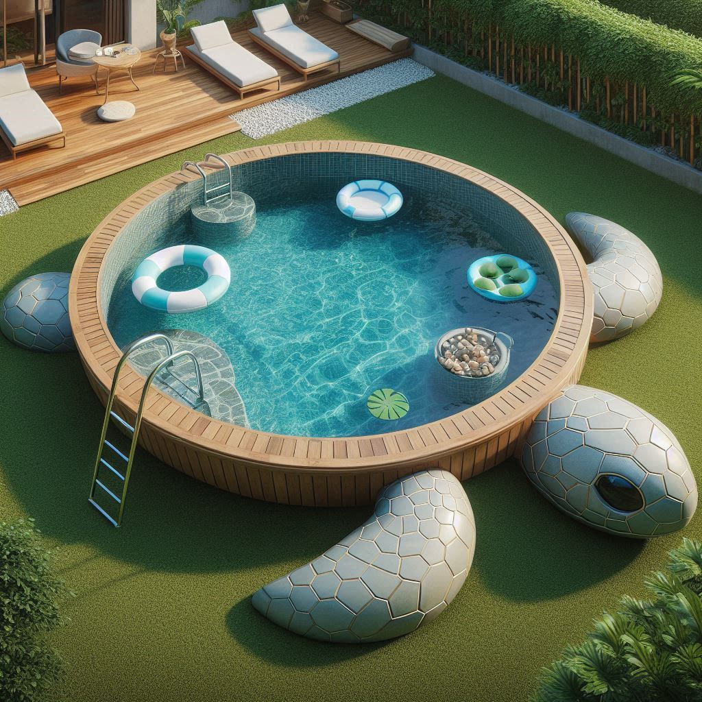 How to Incorporate a Turtle Shaped Pool into Your Landscape Design