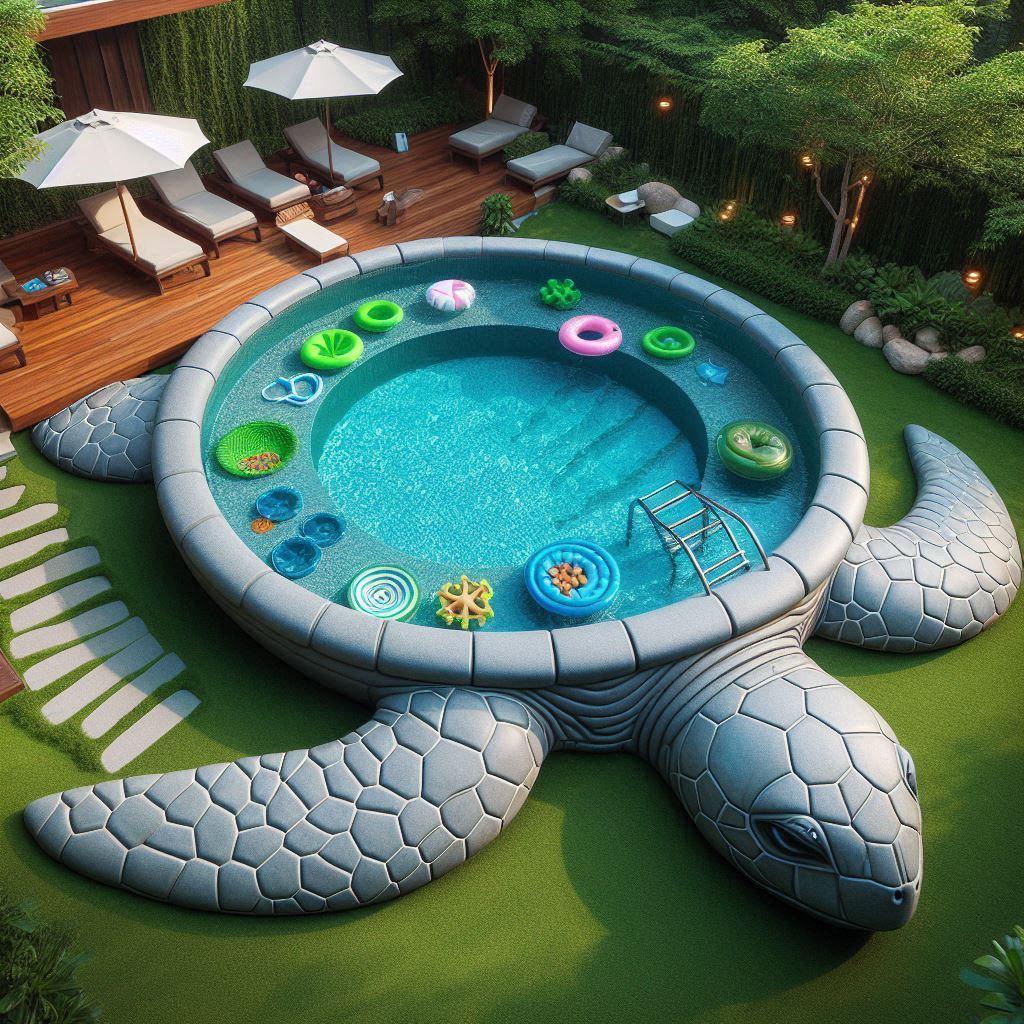 Creating a Relaxing Retreat: The Allure of Turtle Shaped Pools