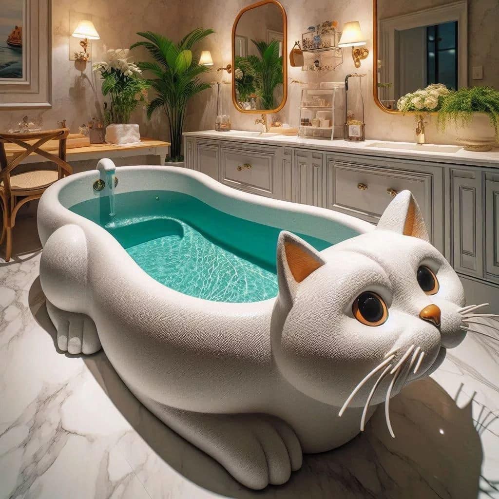 What is a Cat Shaped Bathtub?