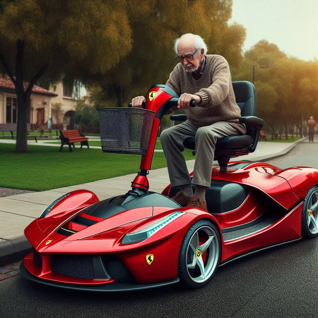 Performance and Technology: Engineering Excellence of Ferrari Inspired Scooter