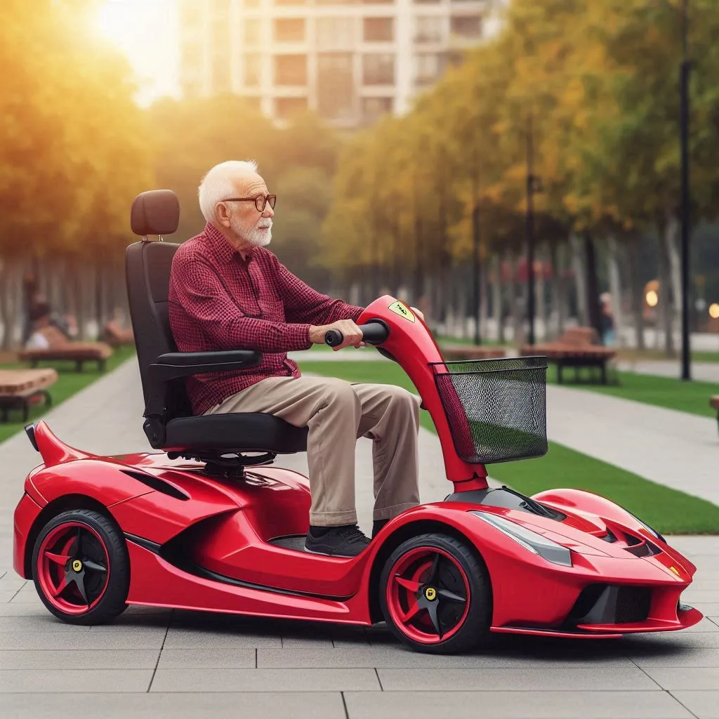 Ferrari Inspired Mobility Scooter: Merging Luxury with Cutting-Edge Mobility