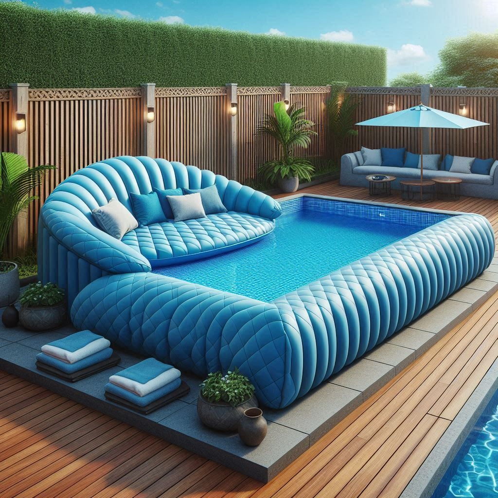 Benefits of Inflatable Bed Pools