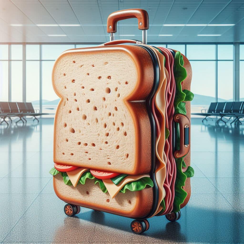 Sandwich Shaped Suitcase: The Quirky Travel Companion You Need