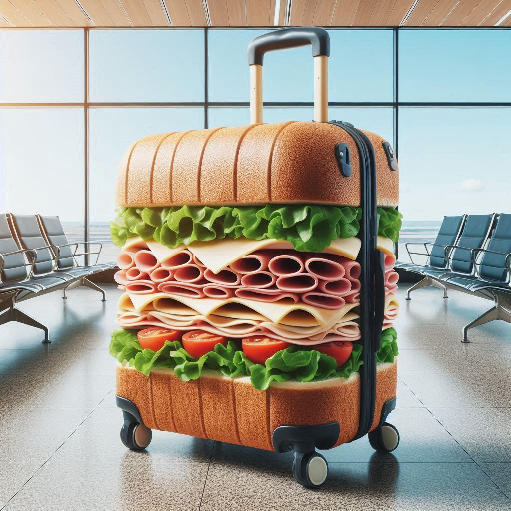 The Appeal of Sandwich Shaped Suitcases