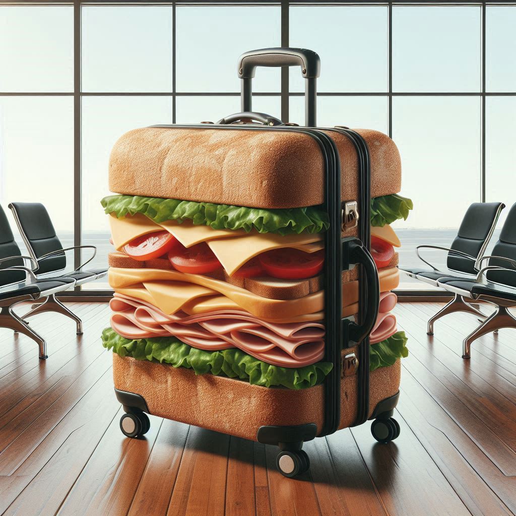 What is a Sandwich Shaped Suitcase?