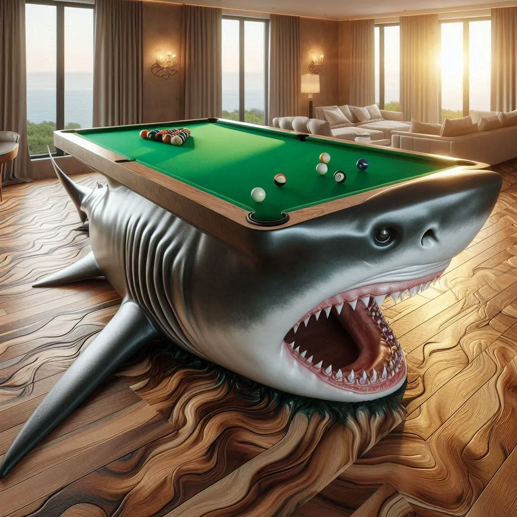 Innovative Designs: The Latest in Shark Shaped Pool Table Technology