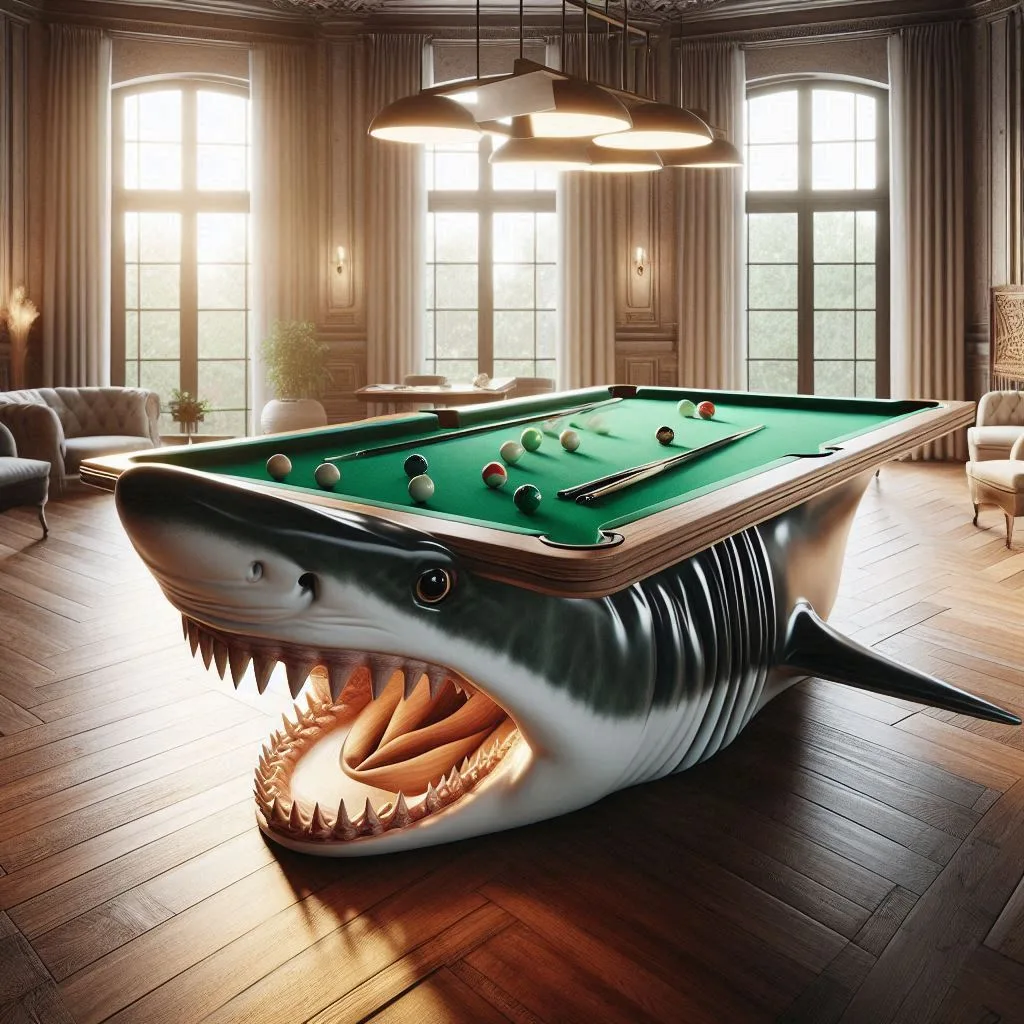 Maximizing Comfort and Convenience: Features to Look for in Shark Shaped Pool Tables