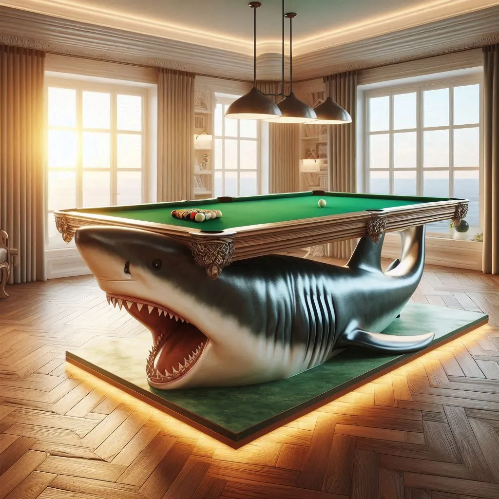 Creating a Stylish Game Room: How Shark Shaped Pool Tables Elevate Your Space