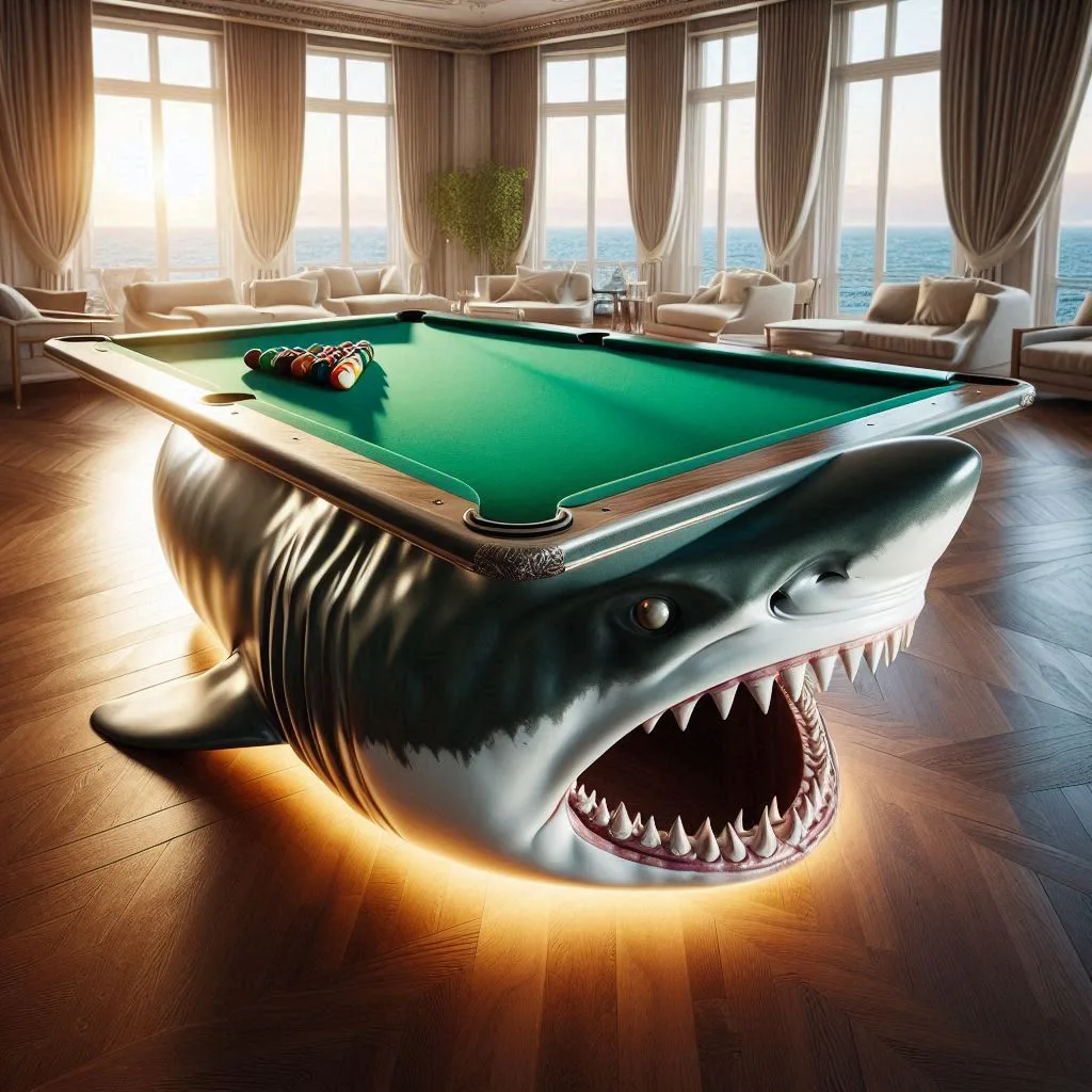 Top Trends in Shark Shaped Pool Tables: What's Hot and What's Not