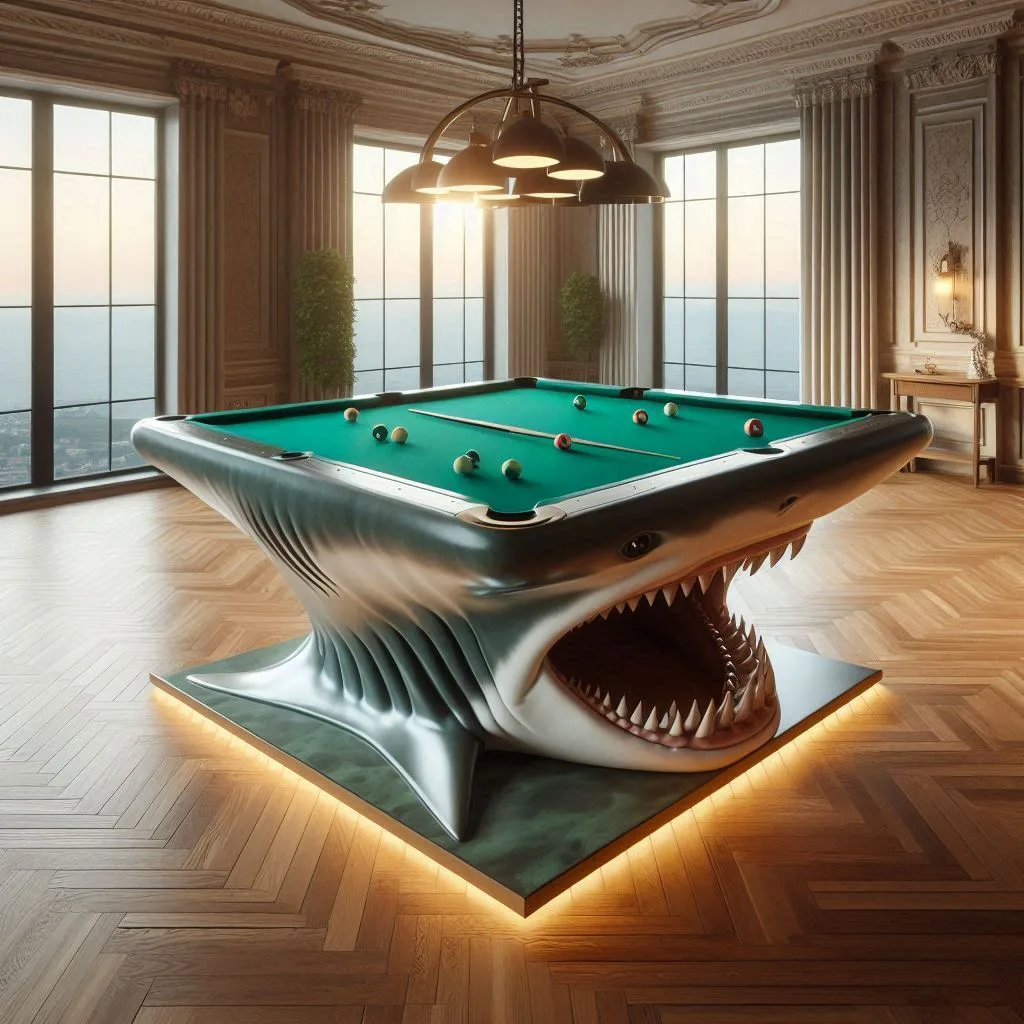 Accessorizing with Shark Shaped Pool Tables: Enhance Your Game Room Décor