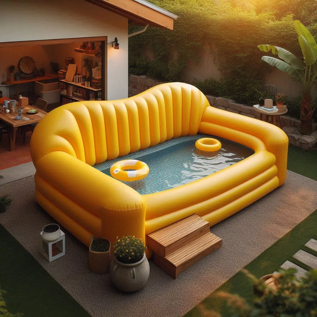 Setting Up Your Sofa Shape Inflatable Pool