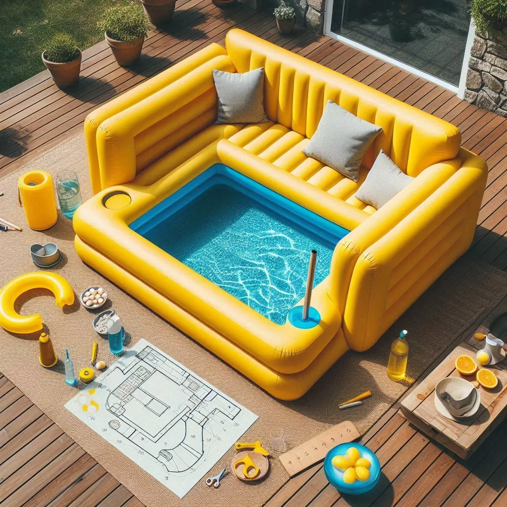 Benefits of a Sofa Shape Inflatable Pool