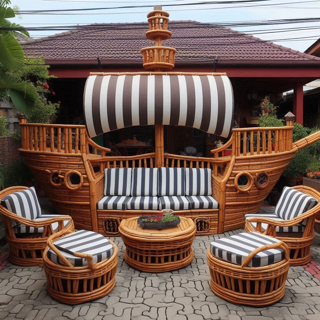 Maintenance and Care for Pirate Ship Patio Sofas