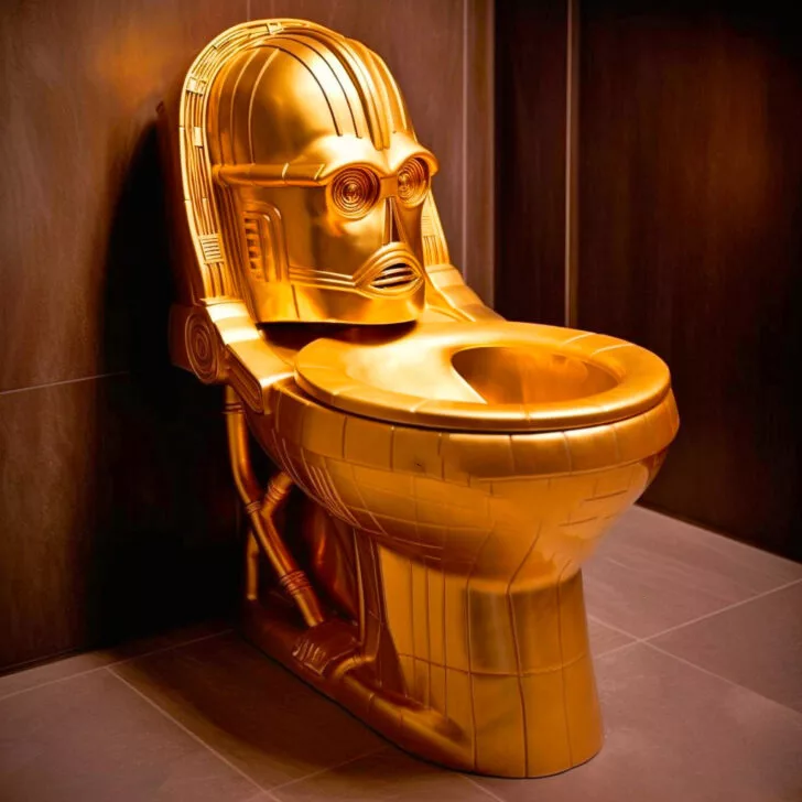 Galactic Elegance Transform Your Bathroom with Star Wars Toilets