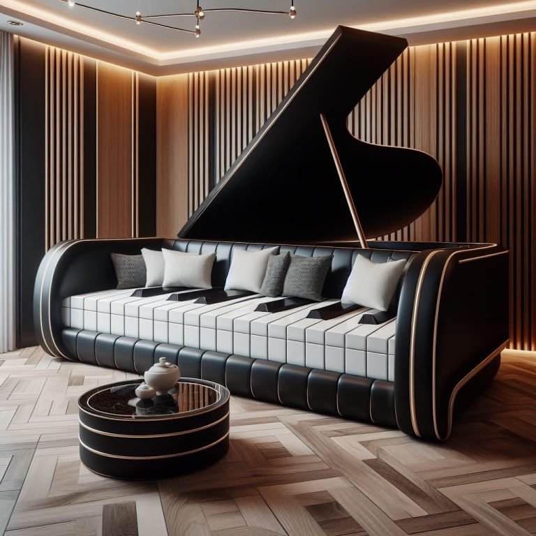 The Harmonious Symphony of Piano-Shaped Sofas: Design, Comfort, and ...