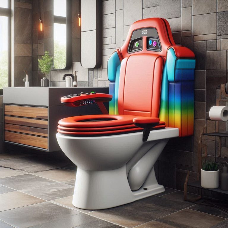 Exploring the Innovative Concept of Gaming Chair-Shaped Toilets