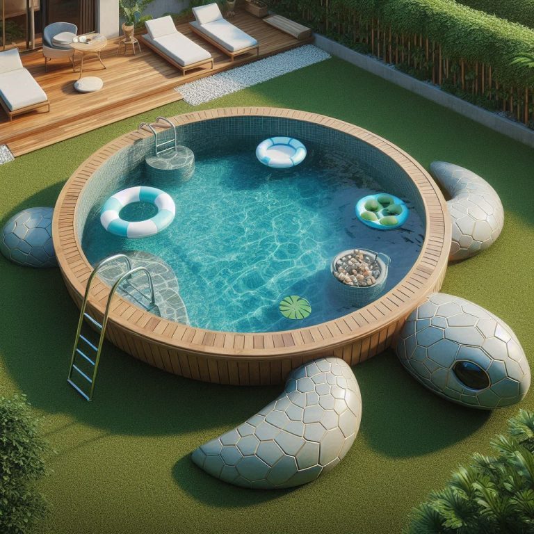 Designing a Luxurious Turtle Shaped Pool for Your Backyard Oasis