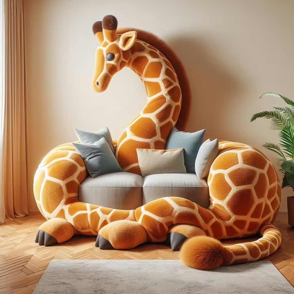 5. Exotic Animal Sofas