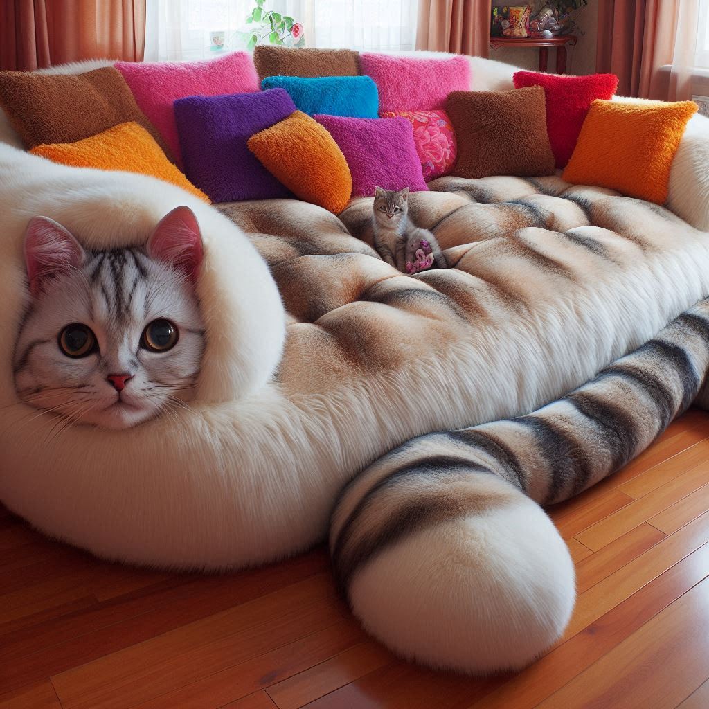 Giant Cat Loungers: The Ultimate Fusion of Comfort and Whimsy