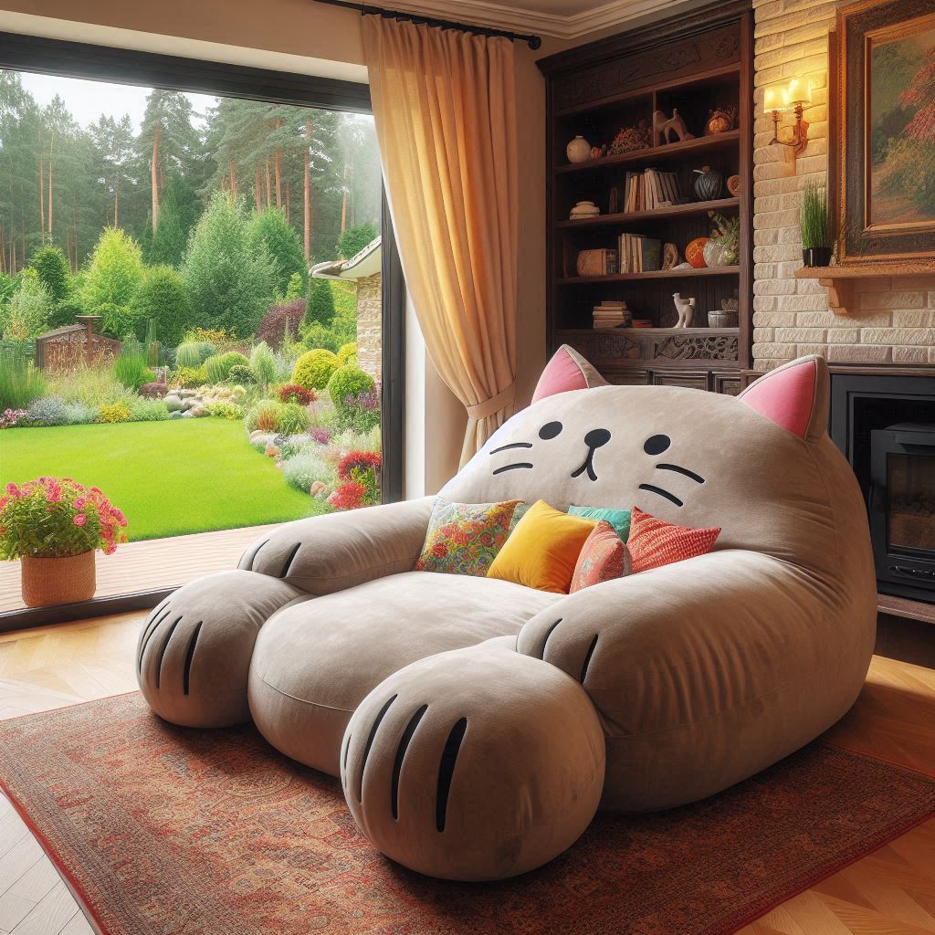 Incorporating Giant Cat Loungers into Your Home Décor